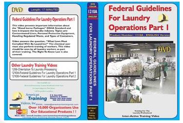 American Training Videos Laundry Series 1210A Federal Guidelines/Laundry Ops Part 1